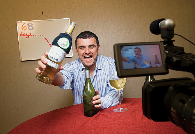 Gary Vaynerchuk interactive wine on social media video