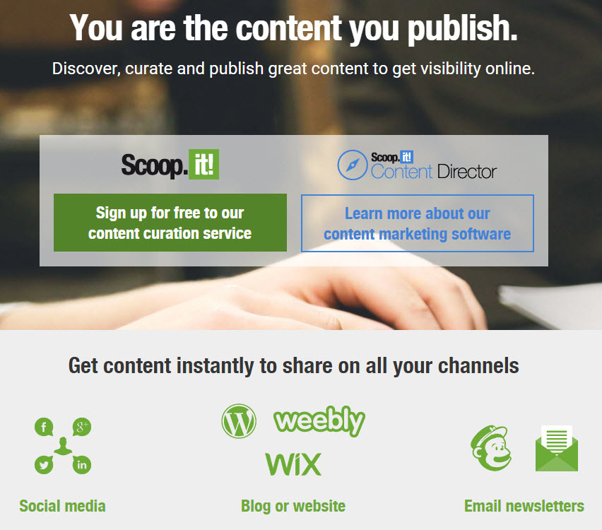 scoop.it - curation and suggestions for viral content
