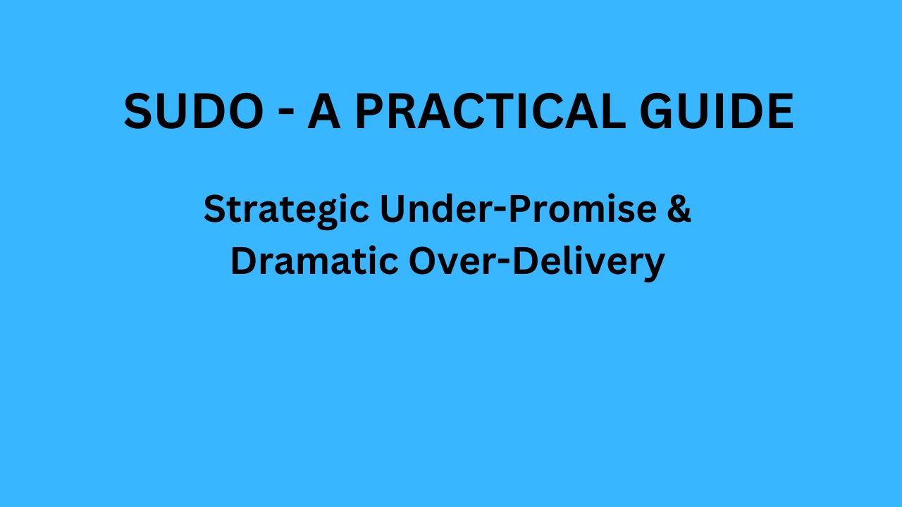 SUDO - PRACTICAL GUIDE